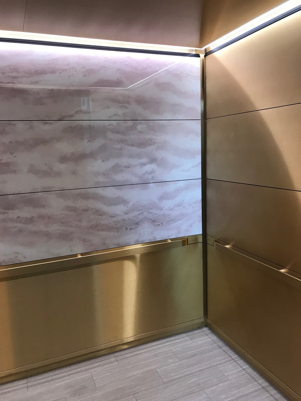The Phoenician Spa | SnapCab Elevator Interior | Modified Industrial I Model