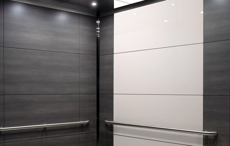 Wilsonart Compact Laminate elevator interiors are durable, moisture-resistant and come in a variety of premium looks and designs. A quality example of Wilsonart laminates shown here, with SnapCab’s Radiant elevator interior model.